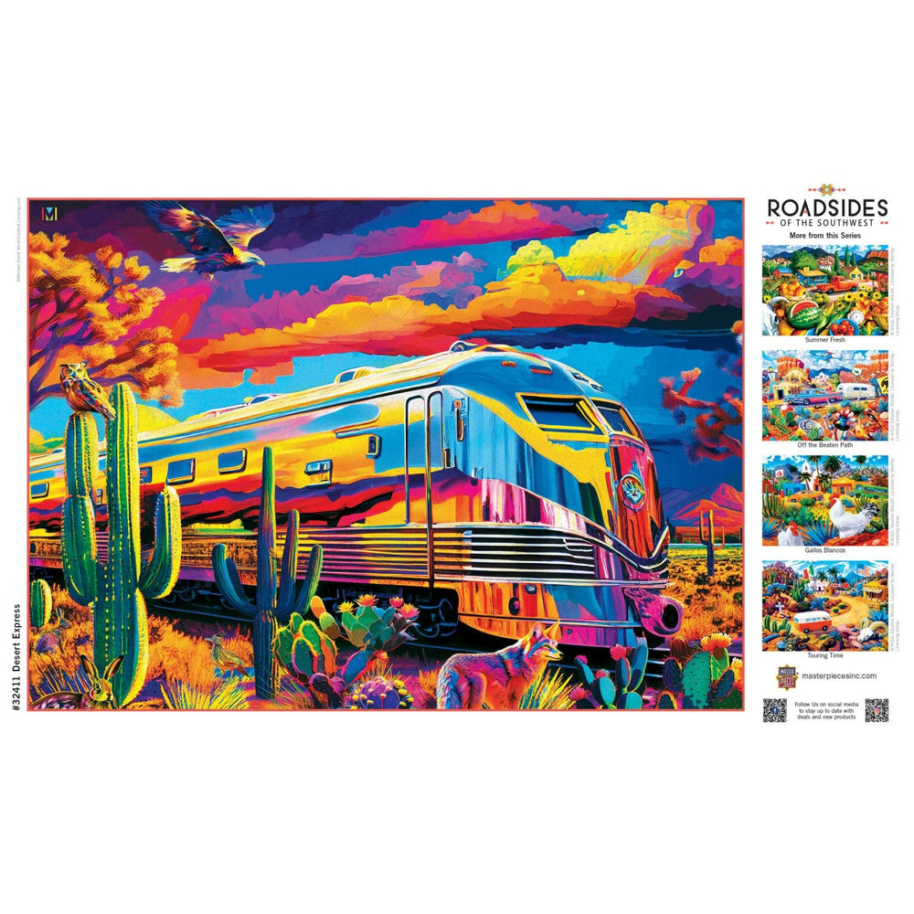 Roadsides of the Southwest - Desert Express 500 Piece Jigsaw Puzzle (ONLINE ORDER ONLY)