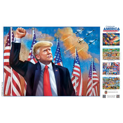 Celebrate America - Donald Trump 1000 Piece Jigsaw Puzzle