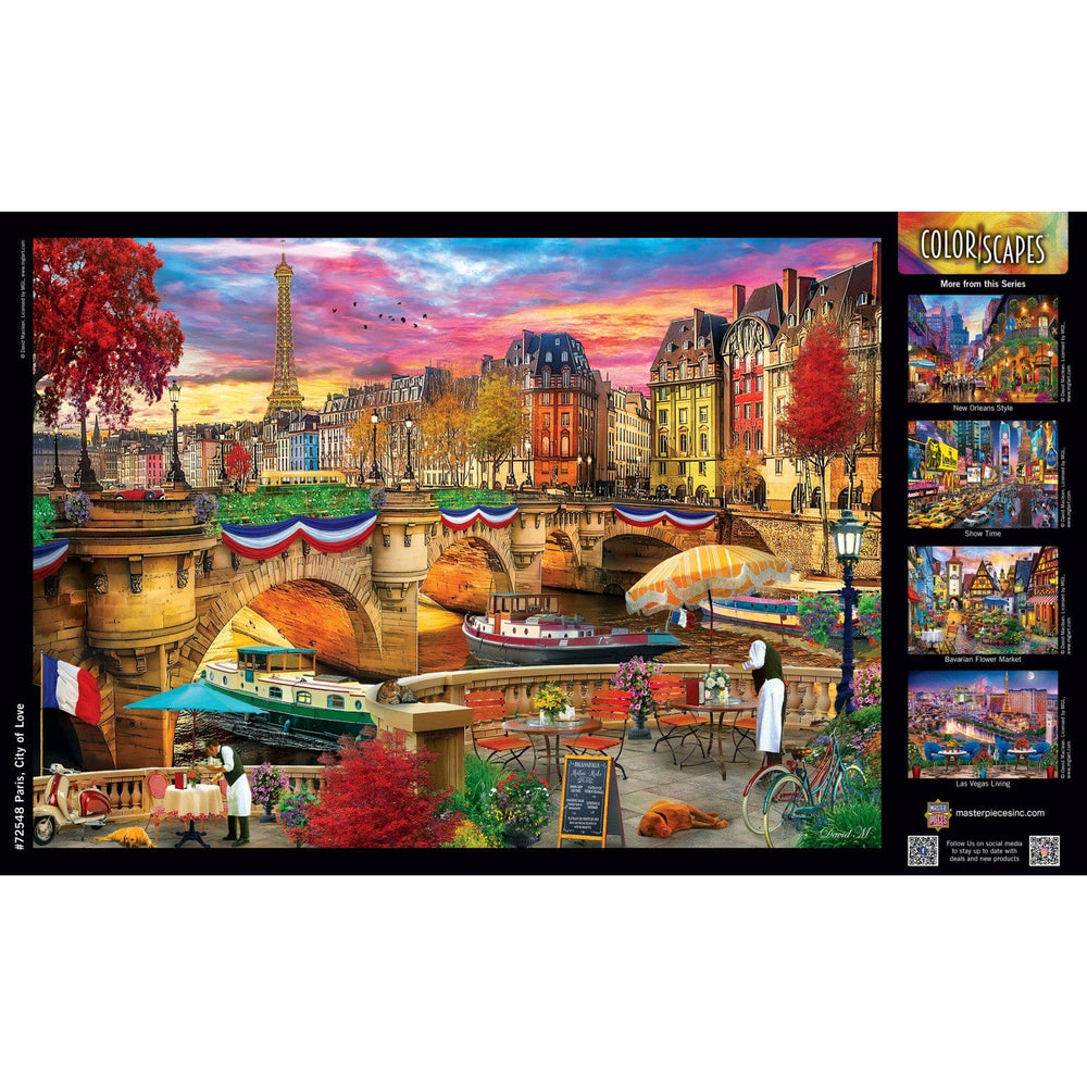 Colorscapes - Paris, City of Love 1000 Piece Jigsaw Puzzle