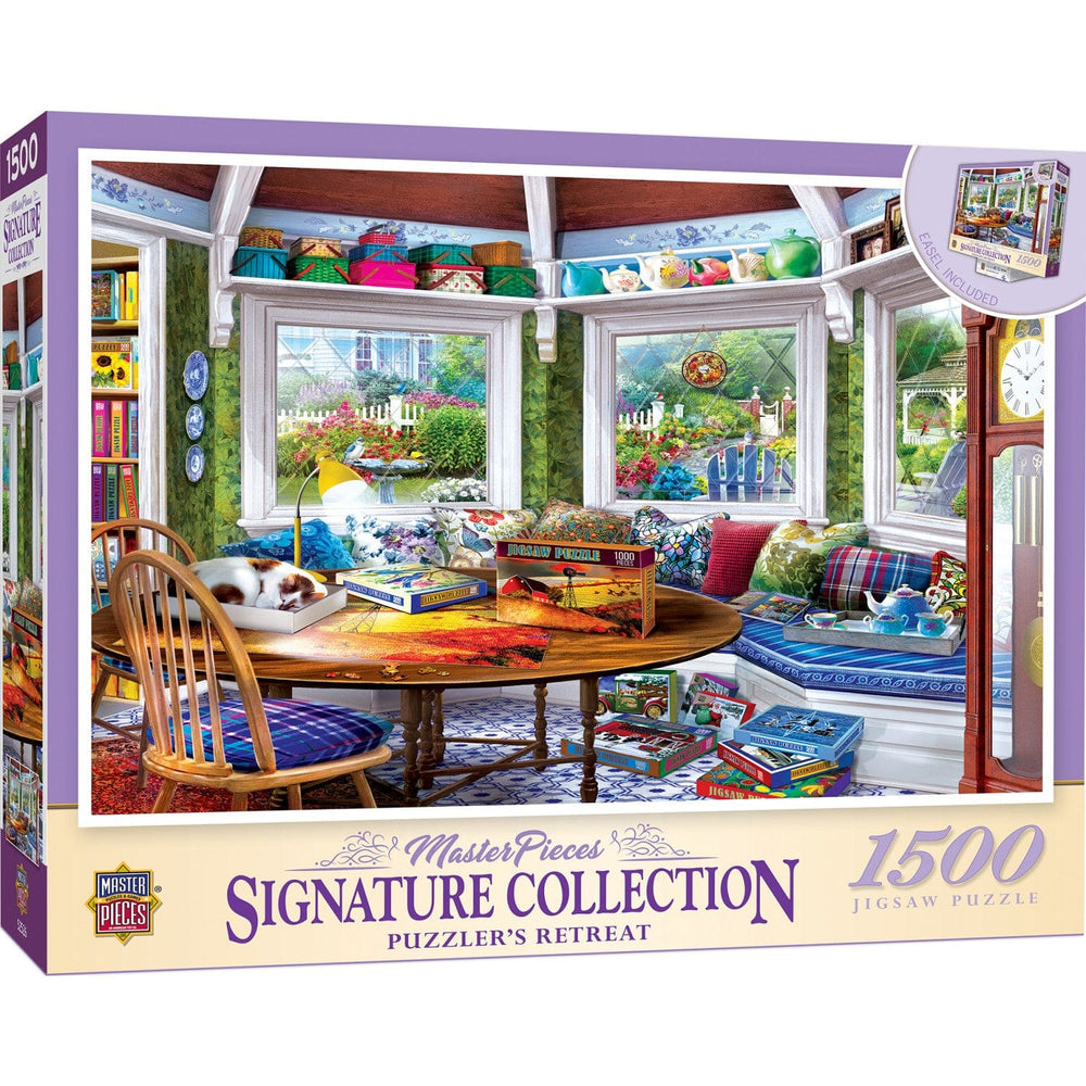 Signature - Puzzler's Retreat 1500 Piece Jigsaw Puzzle (ONLINE ORDER ONLY)