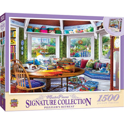 Signature - Puzzler's Retreat 1500 Piece Jigsaw Puzzle (ONLINE ORDER ONLY)