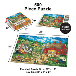 Heartland - Friday Night Hoe Down 500 Piece Jigsaw Puzzle