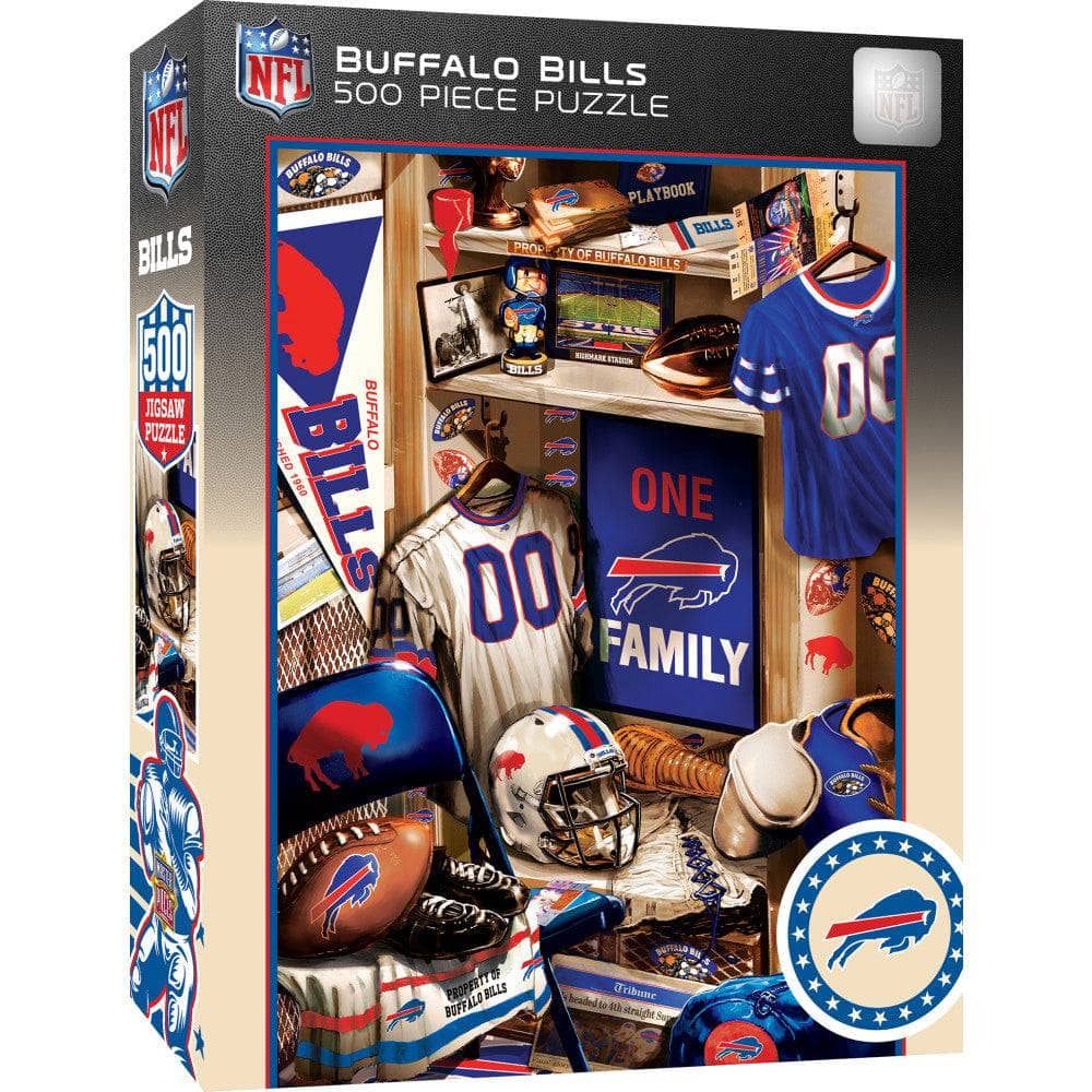 Buffalo Bills - Locker Room 500 Piece Jigsaw Puzzle (ONLINE ORDER ONLY)