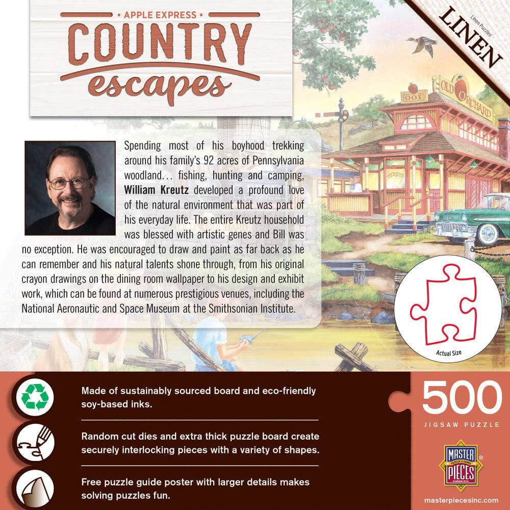 Country Escapes - Apple Express 500 Piece Jigsaw Puzzle (ONLINE ORDER ONLY)