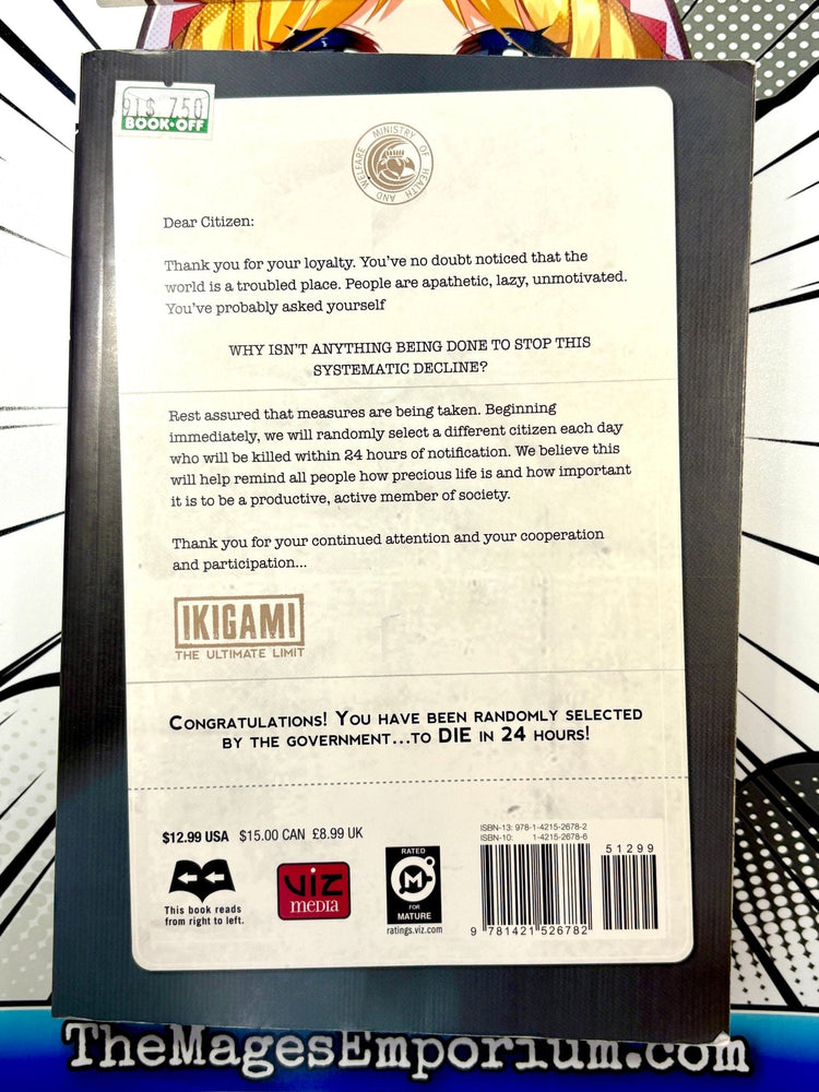 Ikigami The Ultimate Limit Vol 1 (Online Order Only)