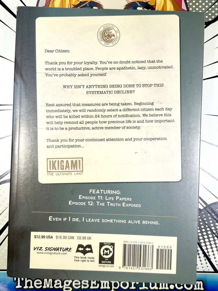 Ikigami The Ultimate Limit Vol 6 (Online Order Only)