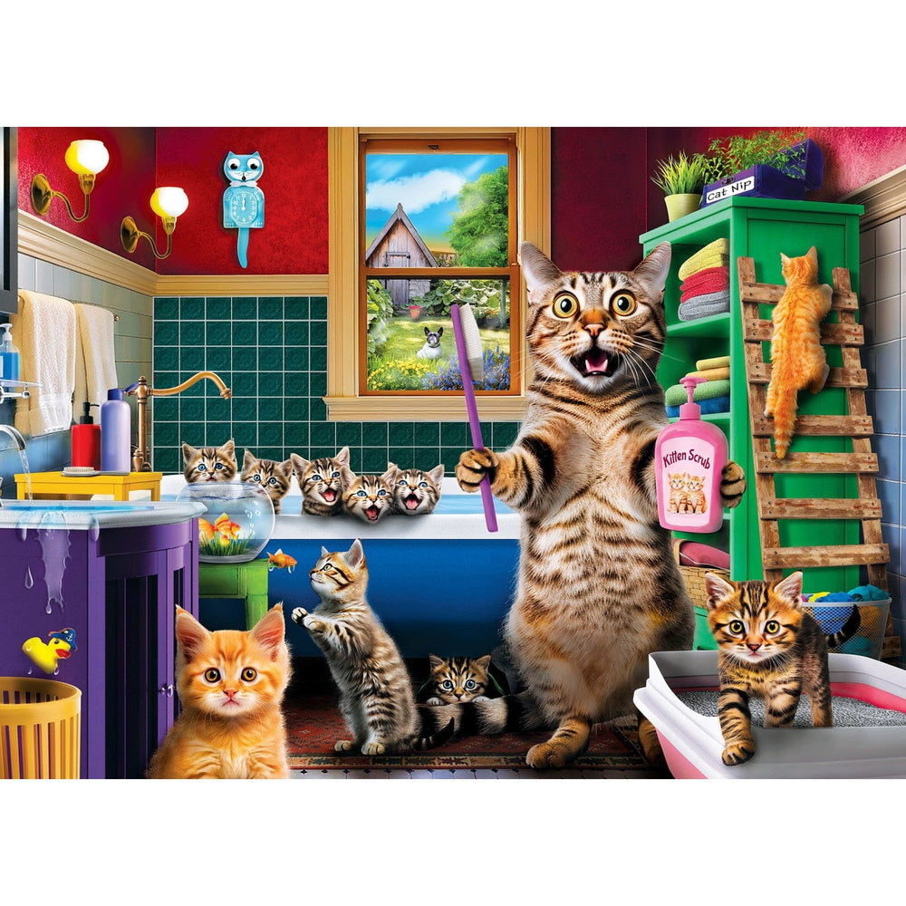 Wild & Whimsical - Bathtime Antics 1000 Piece Jigsaw Puzzle (ONLINE ORDER ONLY)