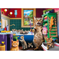 Wild & Whimsical - Bathtime Antics 1000 Piece Jigsaw Puzzle (ONLINE ORDER ONLY)