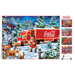 Happy Holidays - Coca-Cola Holiday Haul 300 Piece EZ Grip Jigsaw Puzzle