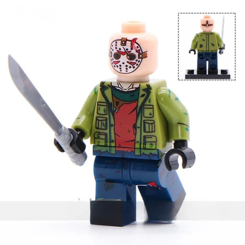 Jason Voorhees Friday The 13th Lego Minifigures Custom Horror Toys 4 (ONLINE ORDER ONLY)