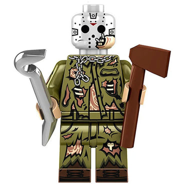 Jason Voorhees Friday The 13th Lego Minifigures Custom Horror Toys 2 (ONLINE ORDER ONLY)
