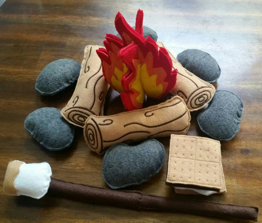 Felt Campfire Play Set, Kids Pretend Play Toy, Unique Birthday Gift
for Children (ONLINE ORDER ONLY)