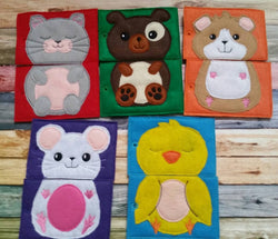 Quiet Book Toddler - mix and match - interactive quiet book - busy book - educational - gift for children - house pets - Animal - learning (ONLINE ORDER ONLY)