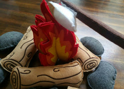 Felt Campfire Play Set, Kids Pretend Play Toy, Unique Birthday Gift
for Children (ONLINE ORDER ONLY)