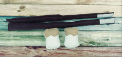 Felt campfire play set gift for kids- fake fire pit  - camper decor - bonfire - set for two - photography prop (ONLINE ORDER ONLY)