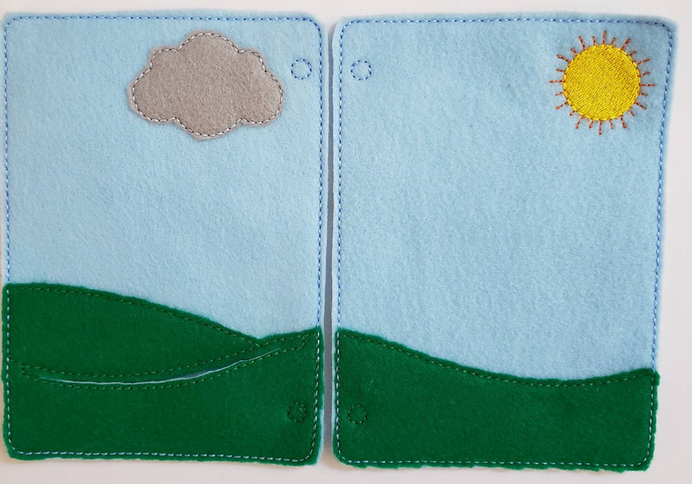 Farm Animal Felt Quiet Book Page - Busy Book - Activity Book - learning board - Interactive - Barn - Horse - Sheep - pig - cow (ONLINE ORDER ONLY)