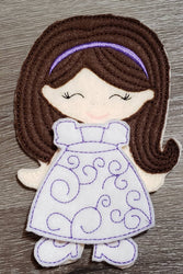 Astronaut girl felt paper doll - doll clothes storage - quiet activity page - busy book page (ONLINE ORDER ONLY)