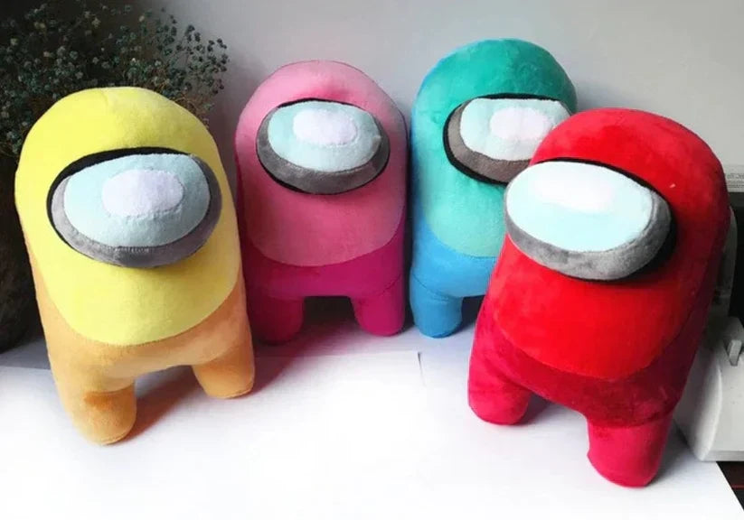 Among Us Cute Plush Stuffed Collectible toys (Red) kawaii Video Game Characters (ONLINE ORDER ONLY)