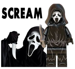 Scream Ghostface Lego Minifigures Custom Horror Toys 1 (ONLINE ORDER ONLY)