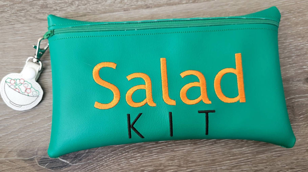 Felt Food Salad - Marine Vinyl Play Food -  pretend play - build your own salad - play kitchen - realistic toy Food - gift for teachers (ONLINE ORDER ONLY)