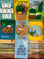 Children's Bible Quiet Book, Interactive Christian Learning Toy,
Baptism Birthday Easter Gift (ONLINE ORDER ONLY)