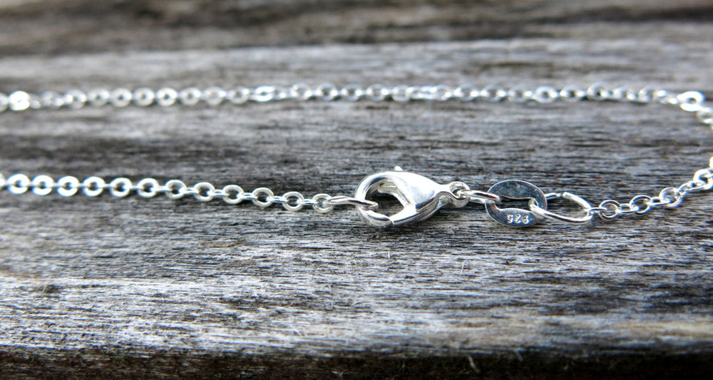 20" - 925 Sterling Silver Filled Necklace Chain - Dainty Fine - 20" - 20 Inch - Lobster Claw Clasp - .925 Stamped - Cable Chain (ONLINE ORDER ONLY)