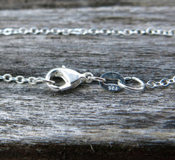 16" - 925 Sterling Silver Filled Necklace Chain - Dainty Fine - 16" - 16 Inch - Lobster Claw Clasp - .925 Stamped - Cable Chain (ONLINE ORDER ONLY)