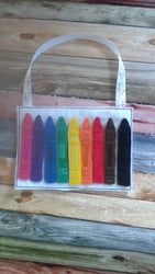 Felt Crayon Color Match Activity Bag - color match - learning toy - busy  bag - activity bag - quiet toy - educational - School - classroom (ONLINE ORDER ONLY)