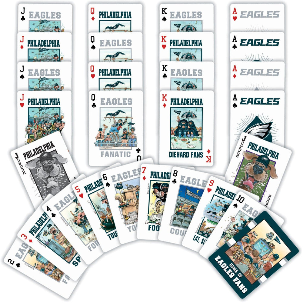 Philadelphia Eagles Fan Deck Playing Cards - 54 Card Deck (ONLINE ORDER ONLY)