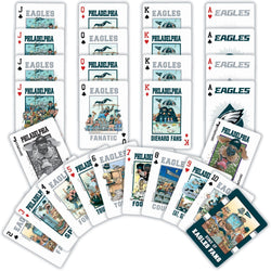 Philadelphia Eagles Fan Deck Playing Cards - 54 Card Deck (ONLINE ORDER ONLY)