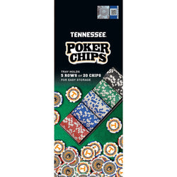 Tennessee Volunteers 100 Piece Poker Chips (ONLINE ORDER ONLY)