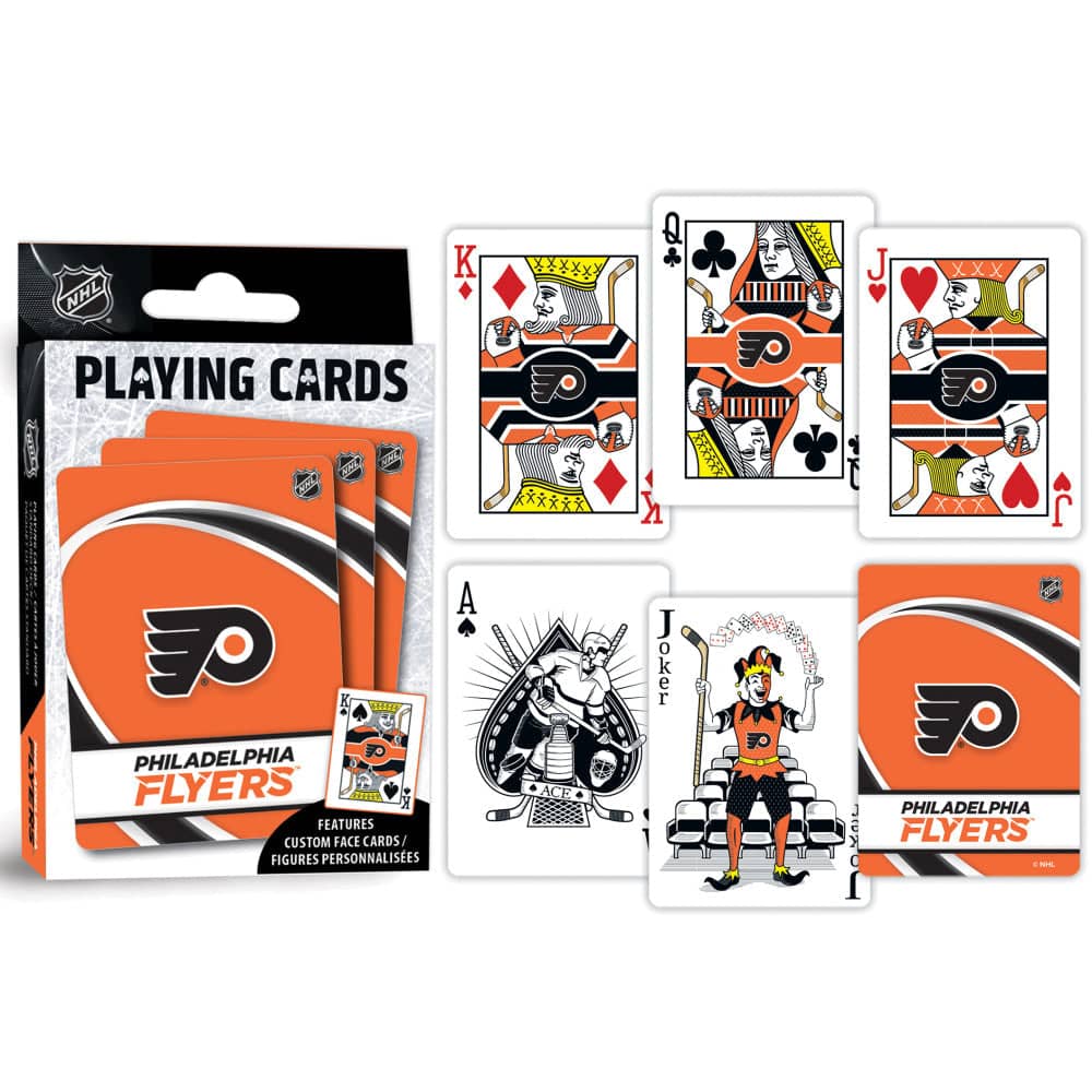 Philadelphia Flyers Playing Cards - 54 Card Deck