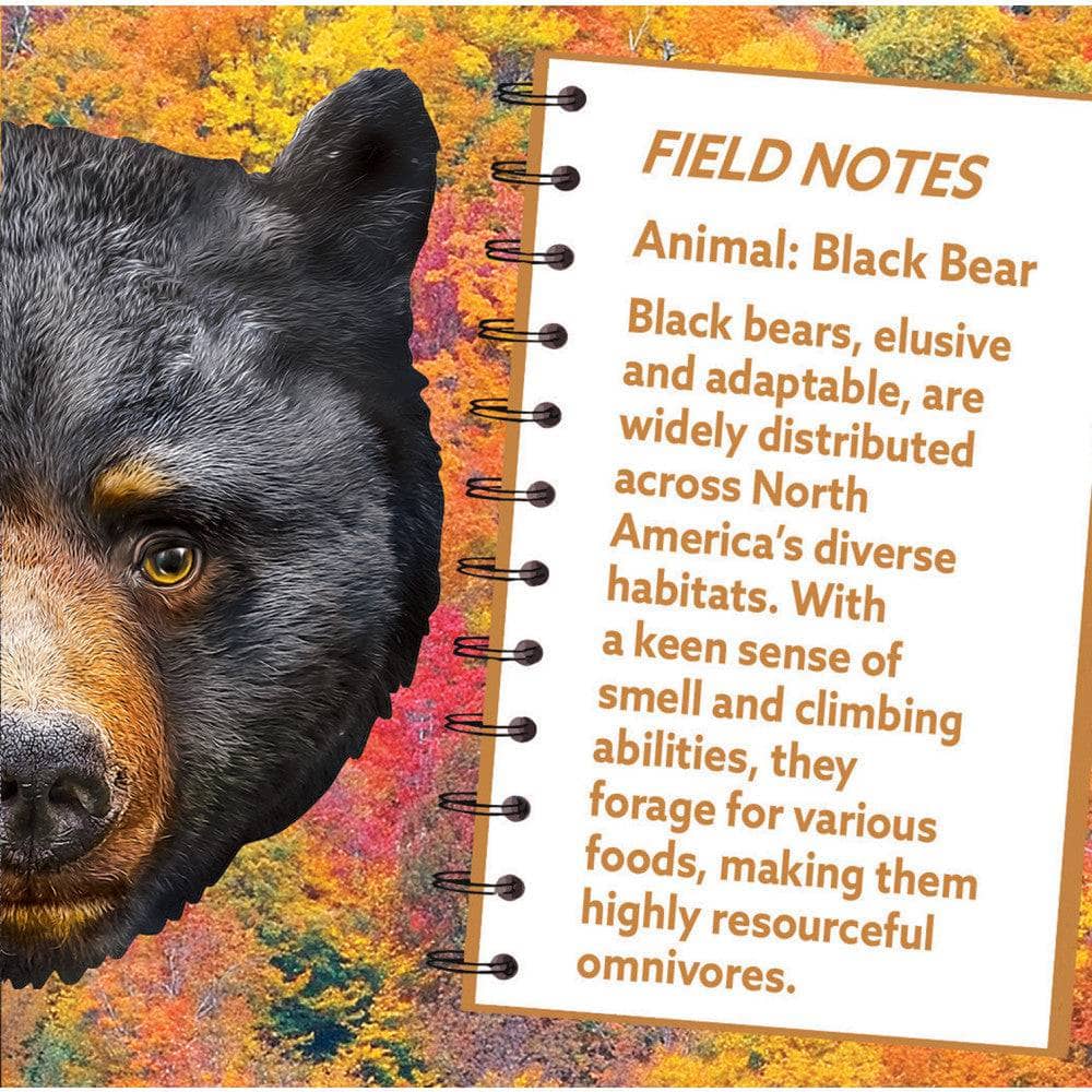 Black Bear 100 Piece Shaped Jigsaw Puzzle (ONLINE ORDER ONLY)