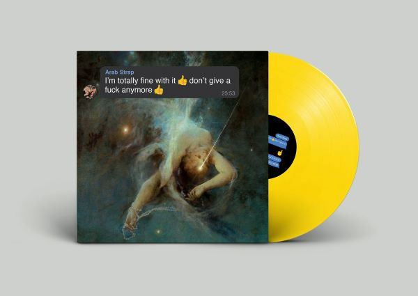 Arab Strap - I'm totally fine with it don't give a fuck anymore [IEX Emoji Yellow] [Vinyl] (ONLINE ORDER ONLY)