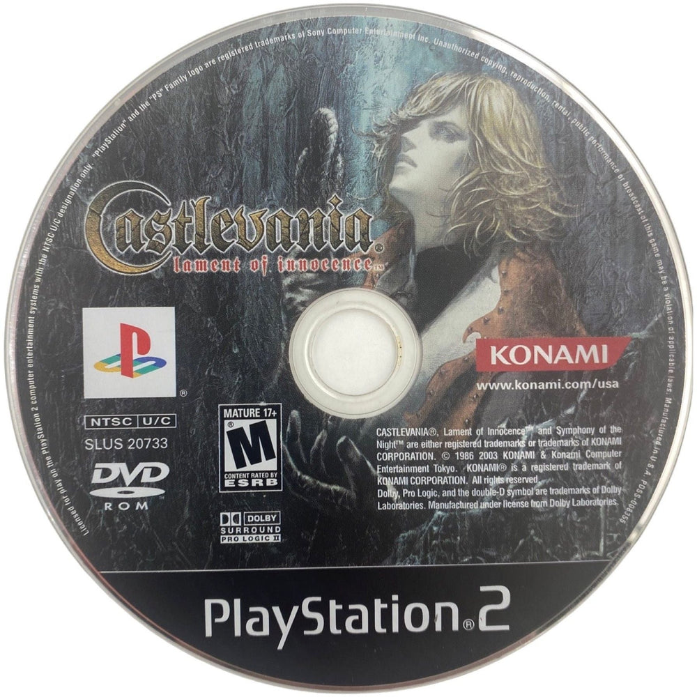 Castlevania Lament Of Innocence - PlayStation 2 (LOOSE) (Online Order Only)