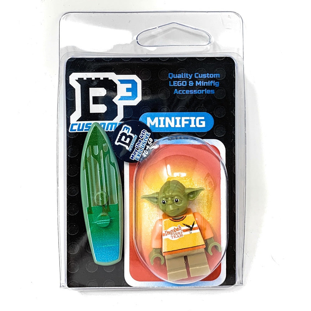 B3 Customs® Dagobah Surf Team Yoda Minifig (Limited Edition, Only 50 Made) (Online Order Only)