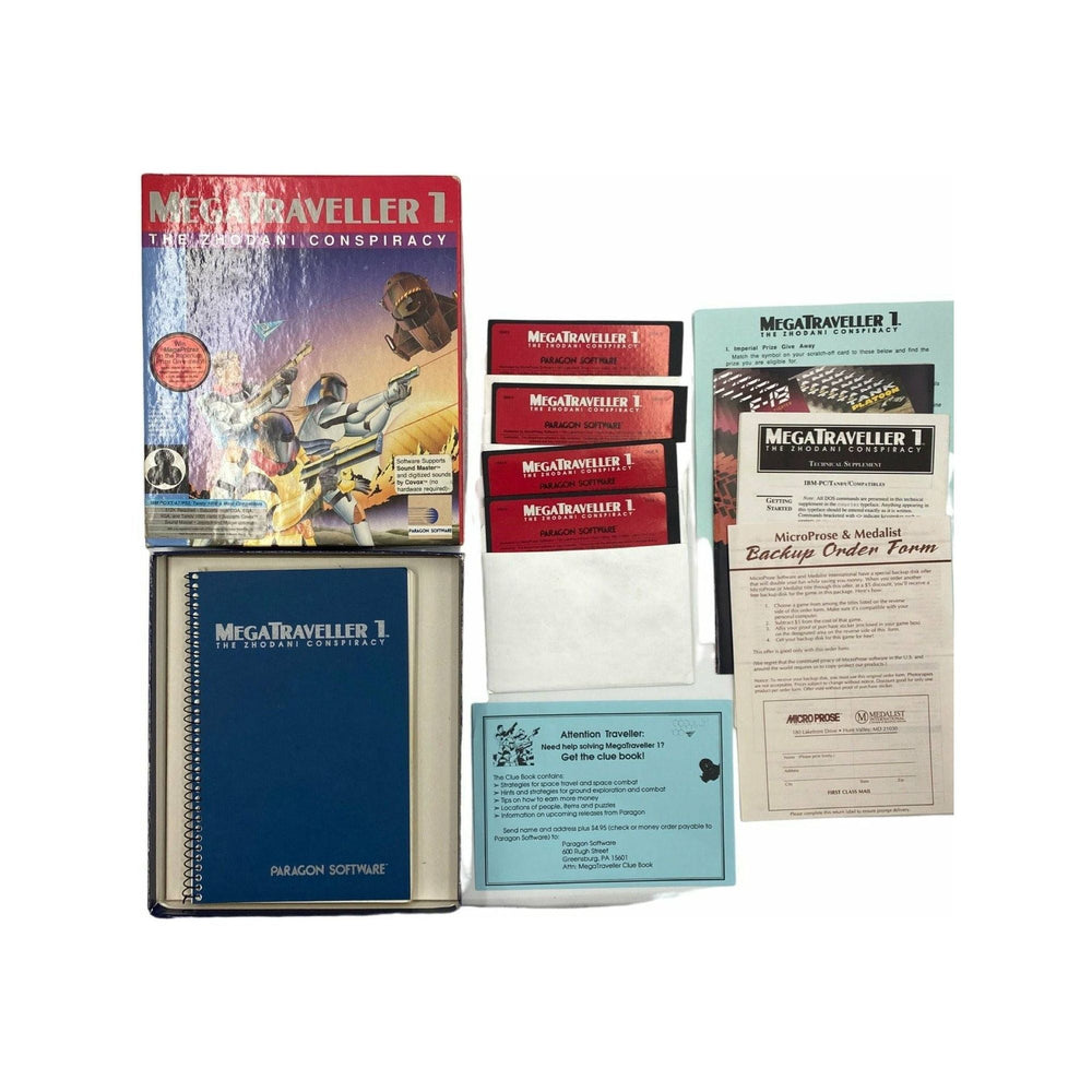 MegaTraveller 1 (The Zhodani Conspiracy) - IBM / PC (Online Order Only)