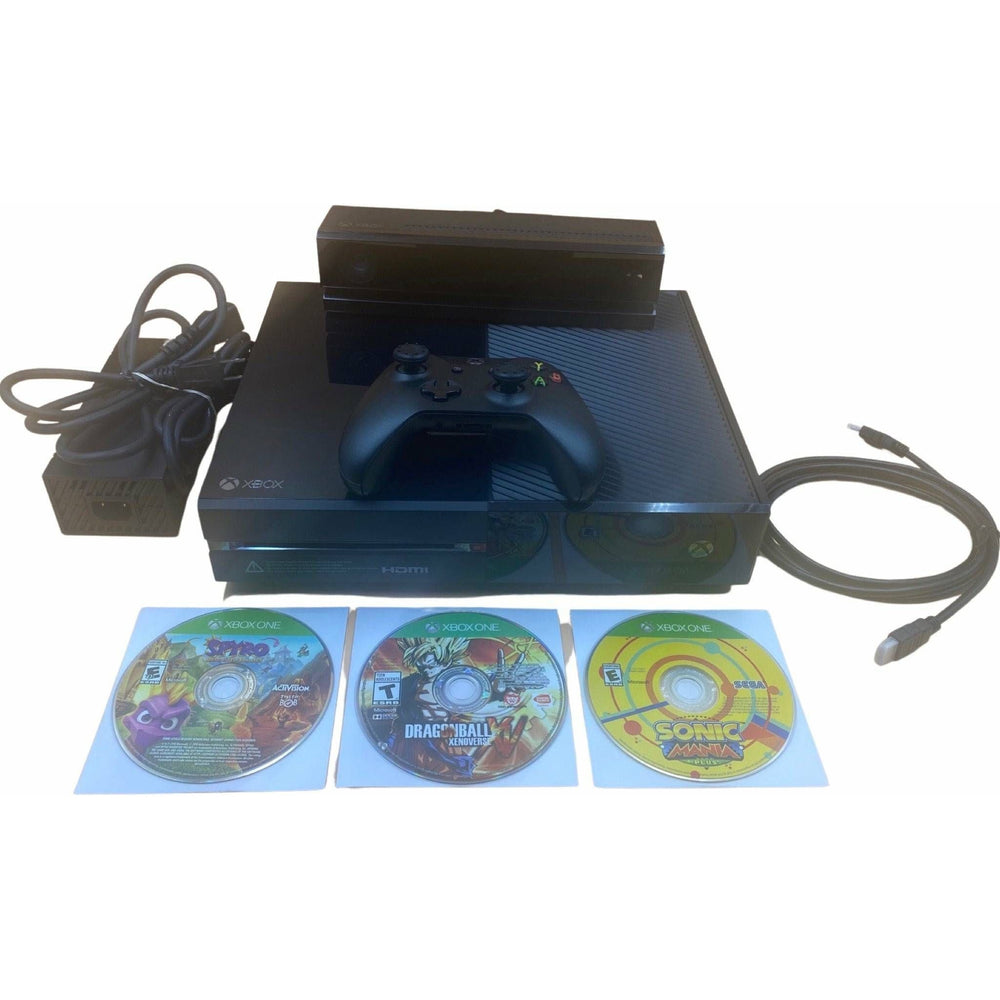 Xbox One 500 GB Black Console With Kinect (3 Game Bundle) (Online Order Only)