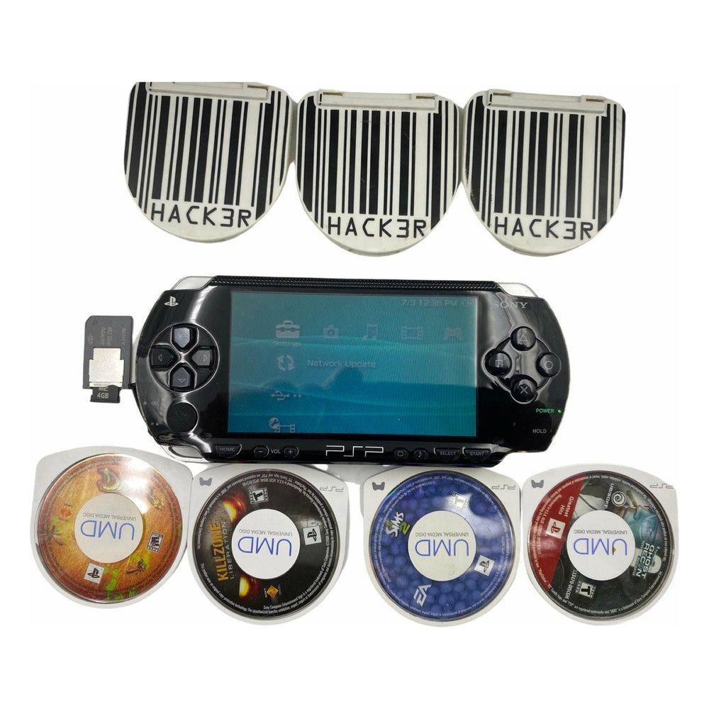 PlayStation Portable 1000 Console (Case & 4 Game Bundle) (Online Order Only)