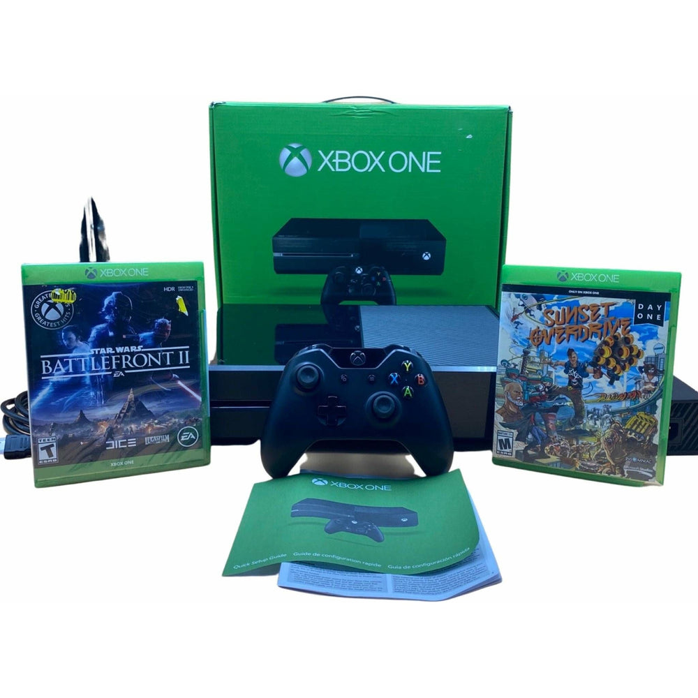 Xbox One 500 GB Black Console (With 2 Games) (Online Order Only)