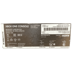 Xbox One 500 GB Black Console (With Controllers) (Online Order Only)