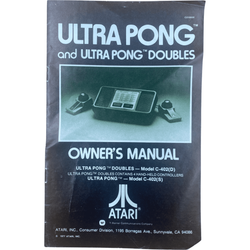 Ultra Pong Doubles by Atari (With Original Box) (Online Order Only)