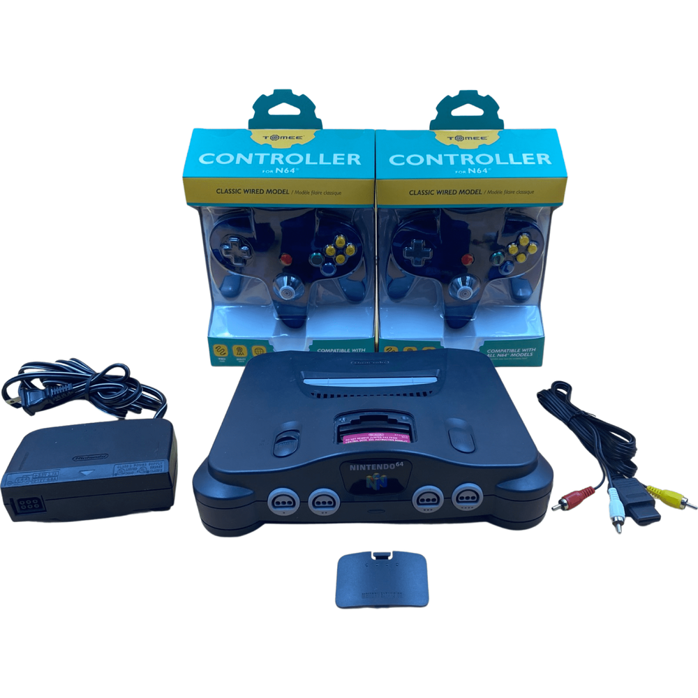 Nintendo 64 System with Jumper Pak & 2 Controllers (Online Order Only)