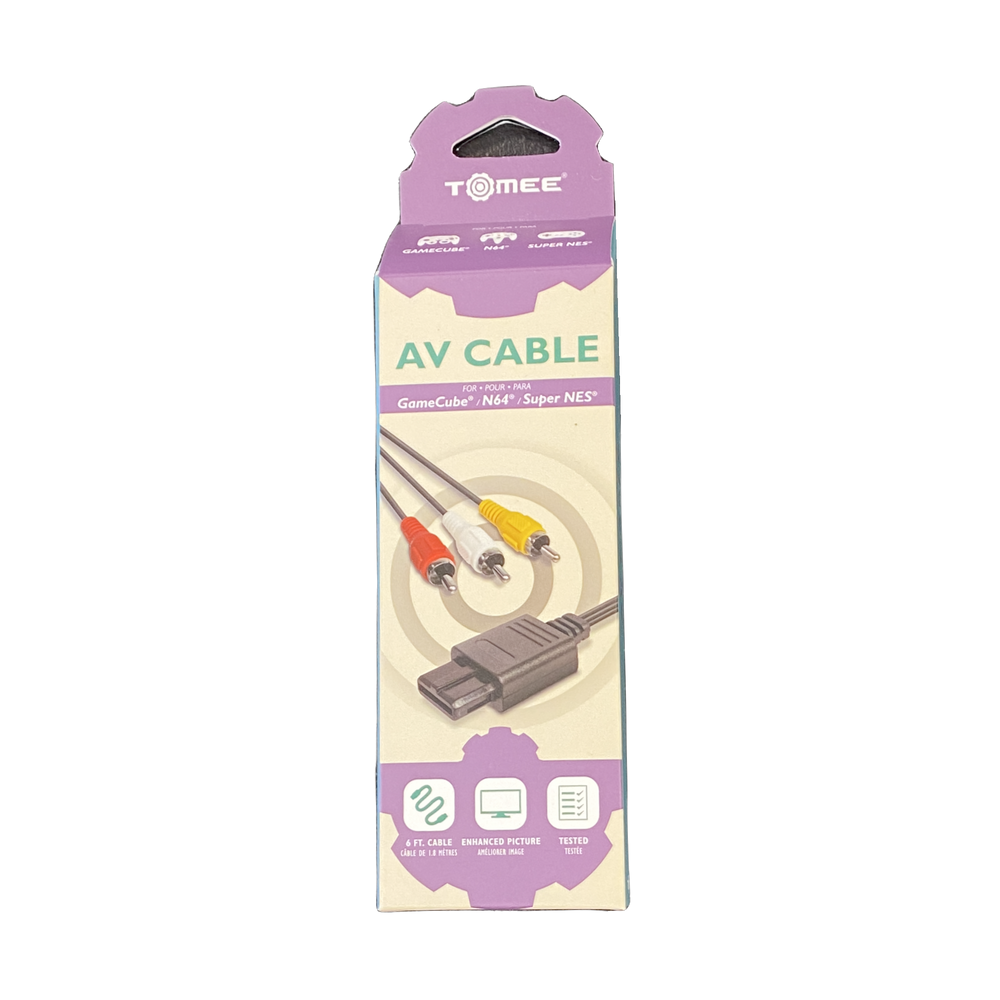 Assorted Tomee AV Cables for Retro Consoles | New (ONLINE ORDER ONLY)