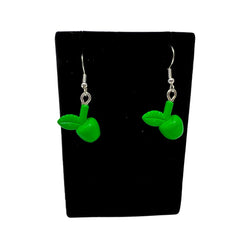 B3 Customs® Apple Earrings made from LEGO Bricks (Online Order Only)