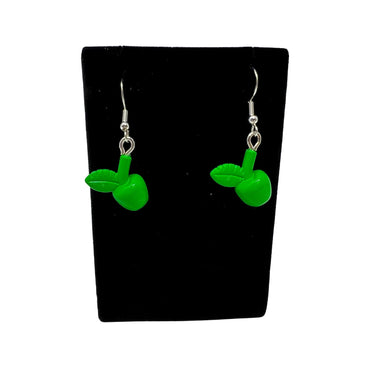 B3 Customs® Apple Earrings made from LEGO Bricks (Online Order Only)