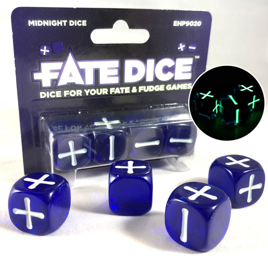 Fate Core Dice: Midnight Dice