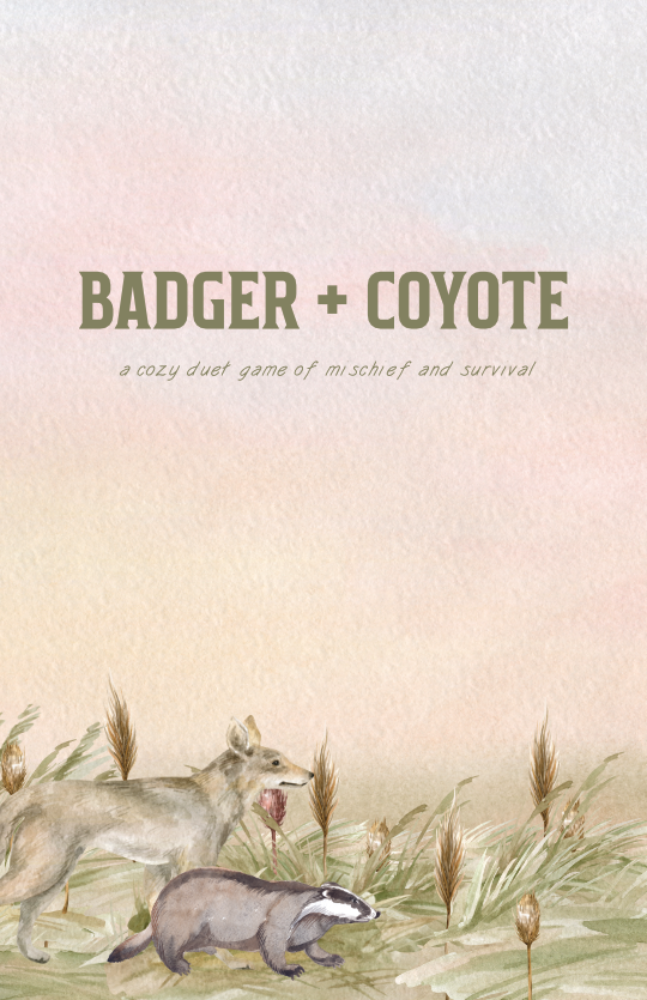 Badger + Coyote - Roleplaying Game (Online Order Only)