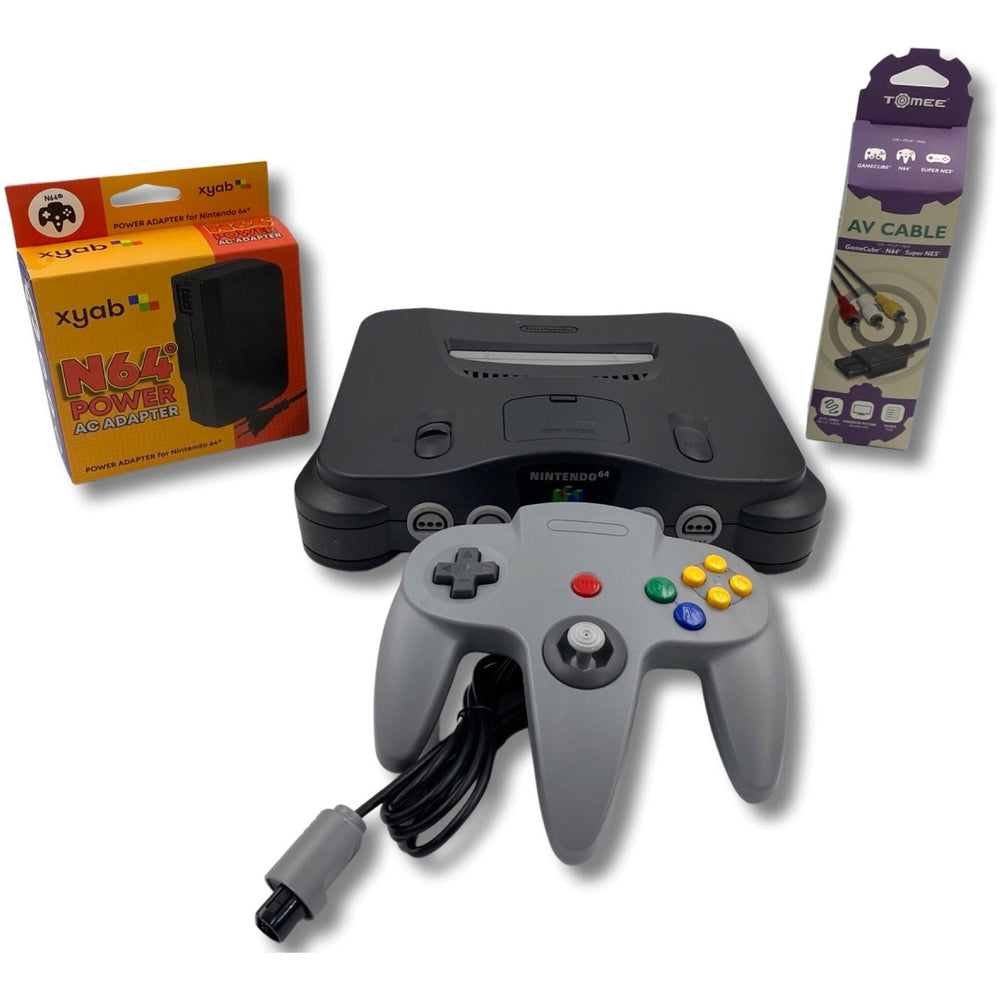 Nintendo 64 System with Jumper Pak & Memory Pak (Online Order Only)