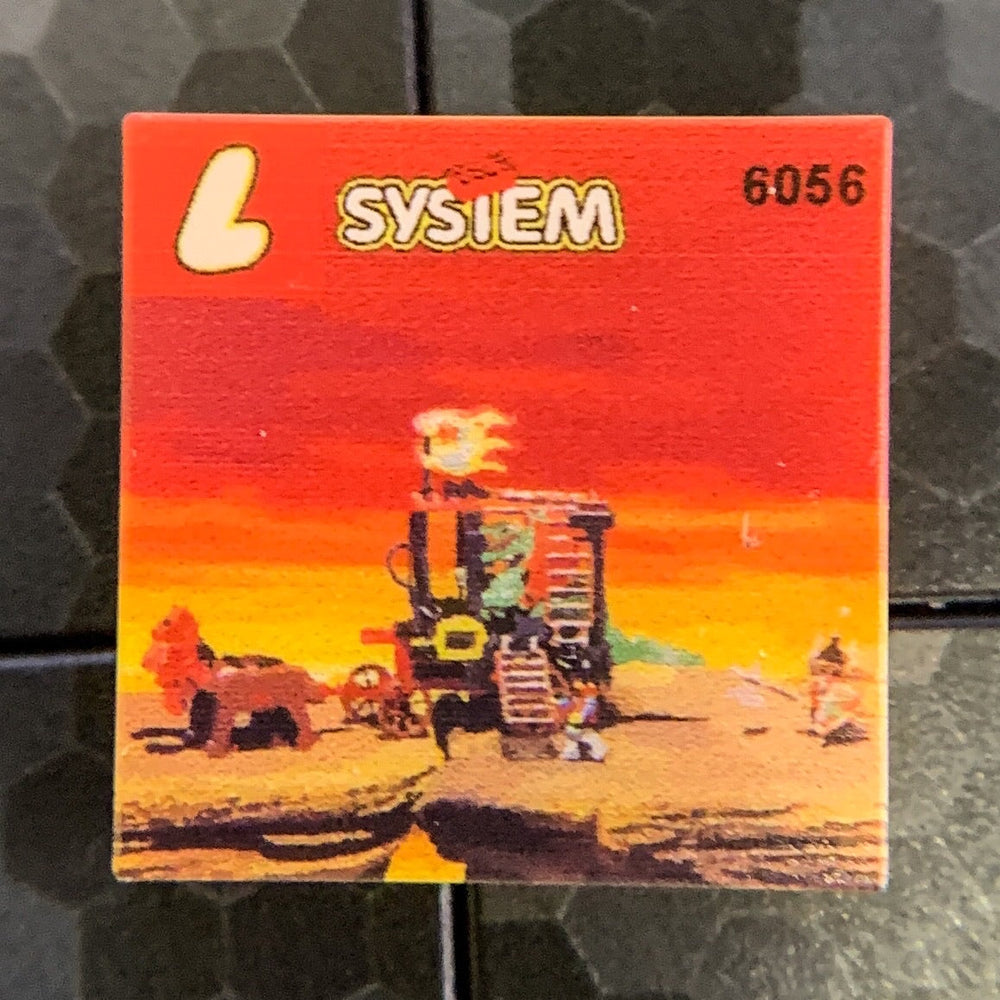 Dragon Wagon, Dragon Masters Set 6056 - Custom Printed 2x2 Tile (Online Order Only)